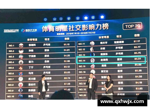 国内体育明星粉丝量排行榜揭秘谁是全民偶像和影响力的巅峰之作