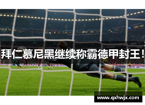 拜仁慕尼黑继续称霸德甲封王！